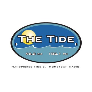 WBQK 92.3 The Tide logo