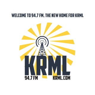 KRML Community Radio 1410 AM and 102.1 FM logo