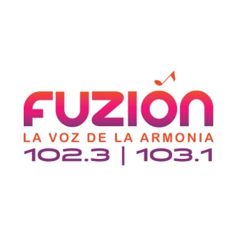 KLJT Fuzíon 102.3 & 103.1 logo