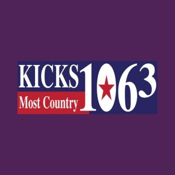 WQCC Kicks 106.3 FM logo