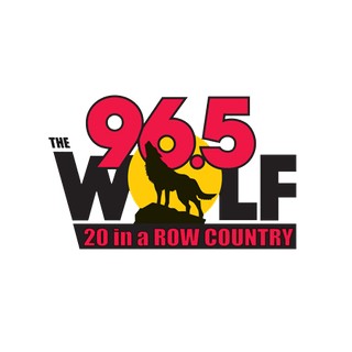 WLWF 96.5 The Wolf logo