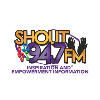 WAAW Shout 94.7 FM logo