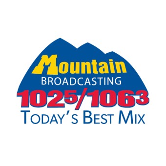 102.5 / 106.3 Mountain FM KMSO logo