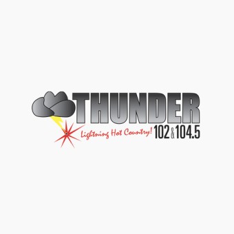 WDNB Thunder 102 / 104.5 logo