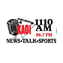 KAOI Newstalk 1110 AM & 96.7 FM logo