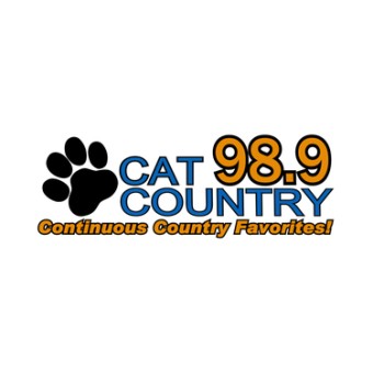 WUUU Cat Country 98.9 FM logo