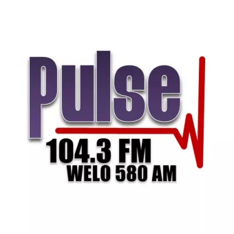 WELO Pulse 104.3 and 580 AM logo
