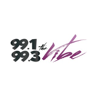 WFZX 99.1 & 99.3 The Vibe logo
