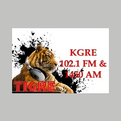 KGRE El Tigre 1450 AM & 102.5 FM logo