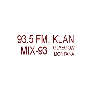KLAN Mix 93.5 FM logo