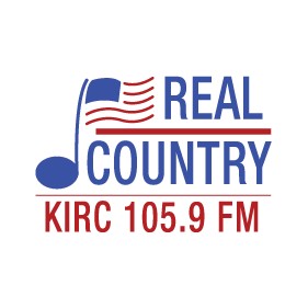 KIRC Real Country 105.9 FM logo