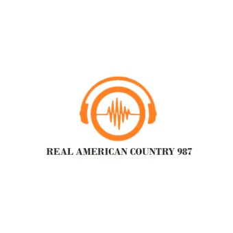 KLBQ Real American Country 98.7 FM logo