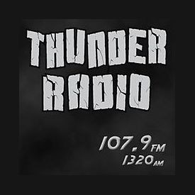 WMSR Thunder Radio 1320 AM & 107.9 FM logo
