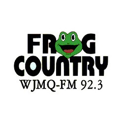 WJMQ Frog Country 92.3 FM logo