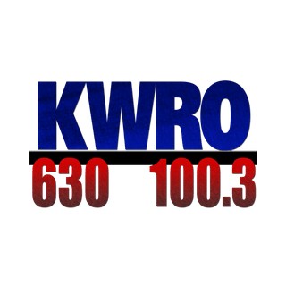 KWRO Newstalk 630 & 100.3 logo