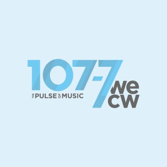 WECW 107.7 logo