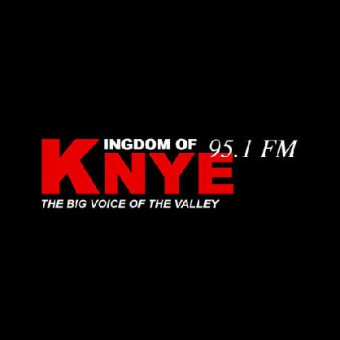 KNYE The Kingdom of Nye 95.1 FM logo