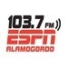 KNMZ ESPN Alamogordo 103.7 FM logo