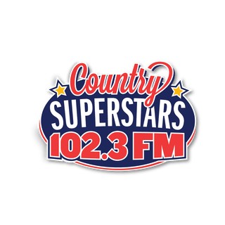 WKJO Country Superstars 102.3 FM logo