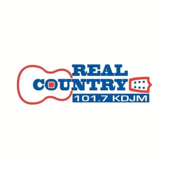 KDJM Real Country 101.7 logo