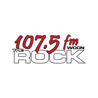 WCCN 107.5 FM The Rock logo