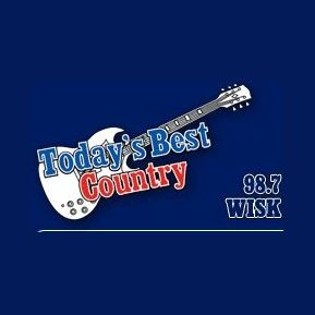 WISK Best Country Around 98.7 FM logo