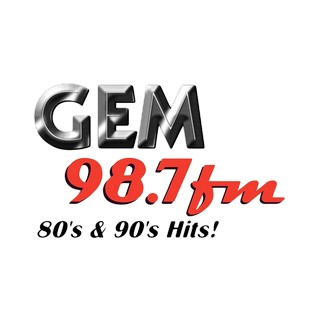 WGMM Gem 98.7 FM logo