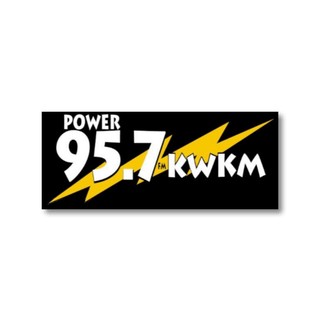 KWKM Power 95.7 FM logo