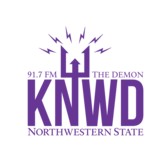 KNWD The Demon 91.7 FM logo
