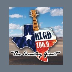 KLGD The country Giant k-106.9 FM logo