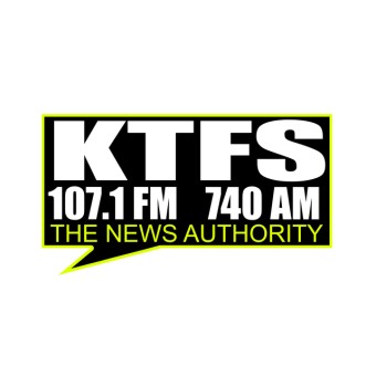 News Talk 107.1 KTFS logo