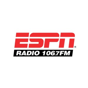 WRGM ESPN Radio 106.7 FM logo
