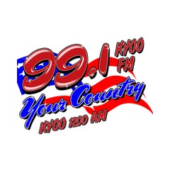 KYOO Your Country 99.1 FM & 1200 AM logo