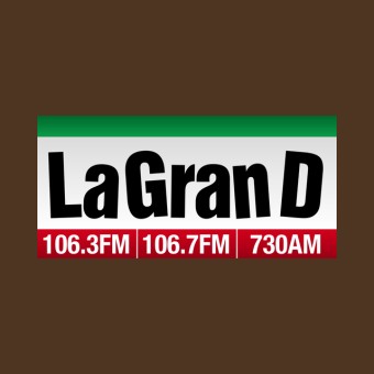 KDBI-FM La Gran D 106.3 logo