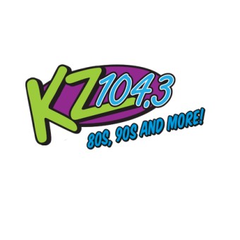 WKZG KZ Radio 92.9 and 104.3 FM logo