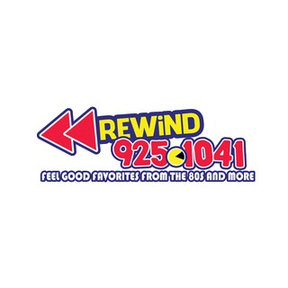 KFLX Rewind 92.5 & 104.1 FM logo