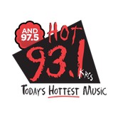 KRCS Hot 93.1 logo