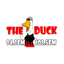 KDUC KDUQ 94.3 & 102.5 The Duck logo