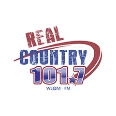 WLQM Real Country 101.7 logo