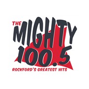 The Mighty 100.5 FM logo