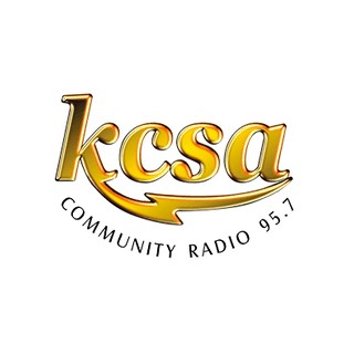 KCSA Community Radio 95.7 FM logo