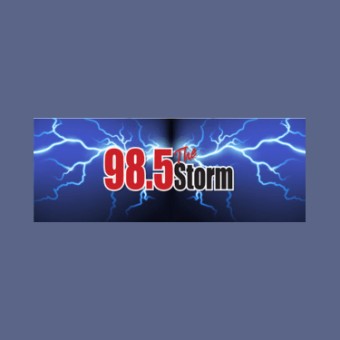 KRFM Storm 98.5 FM logo