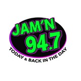 KLBU Jam'n 94.7 FM logo