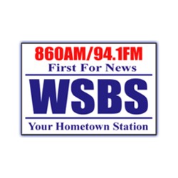 860 AM/94.1 FM WSBS logo