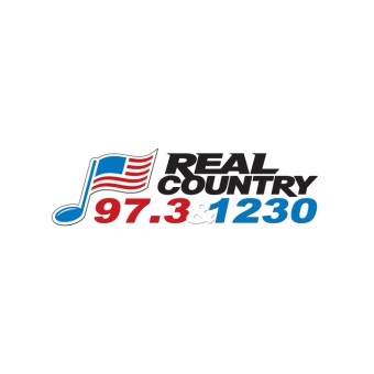Real Country 1230 and 97.3 WHCO logo