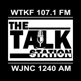 WJNC 1240 AM / WTKF 107.1 FM logo