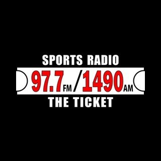 WCSV Sports Radio 97.7 The Ticket logo
