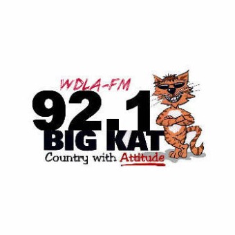 WDLA 92.1 Big Kat logo