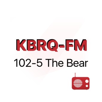 KBRQ 102.5 The Bear logo
