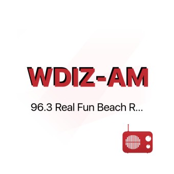 WDIZ 96.3 Real Fun Beach Radio logo